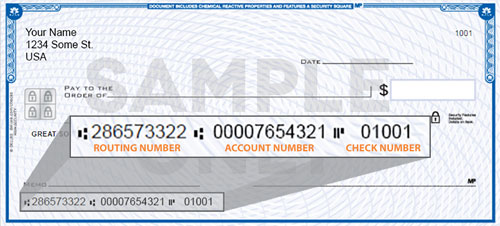 Great Southern Bank's routing number is 286573322.